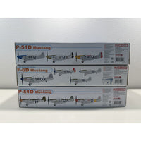 VINTAGE *NEW* DRAGON 1:32 Warbirds Series Mustang Set #3201, 3202, 3205 P-51DX2/F-6D
