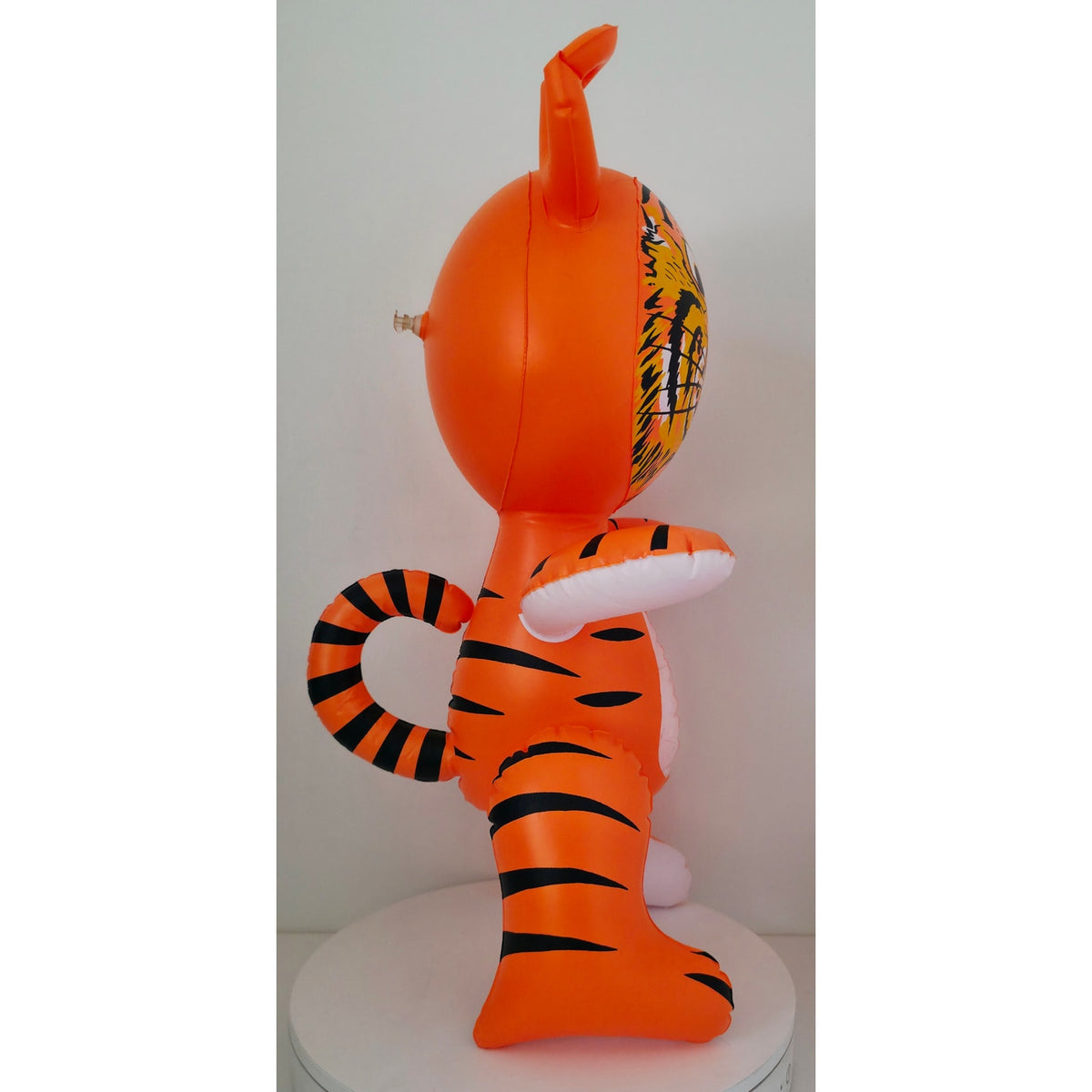 VINTAGE *NEW* 1960’s Inflatable Striped Tiger Toy 22"