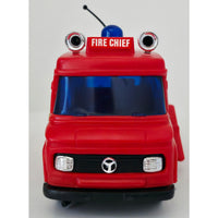 VINTAGE *NEW* 1960's Fire Chief Emergency Truck Mercedes Van w/Real Siren Sound