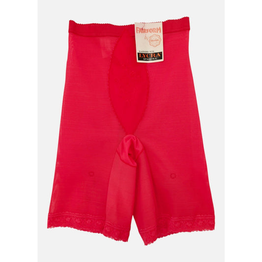 VINTAGE *NEW* 1960's Fairform Women's Red Shapewear Girdle with Garters Size M USA