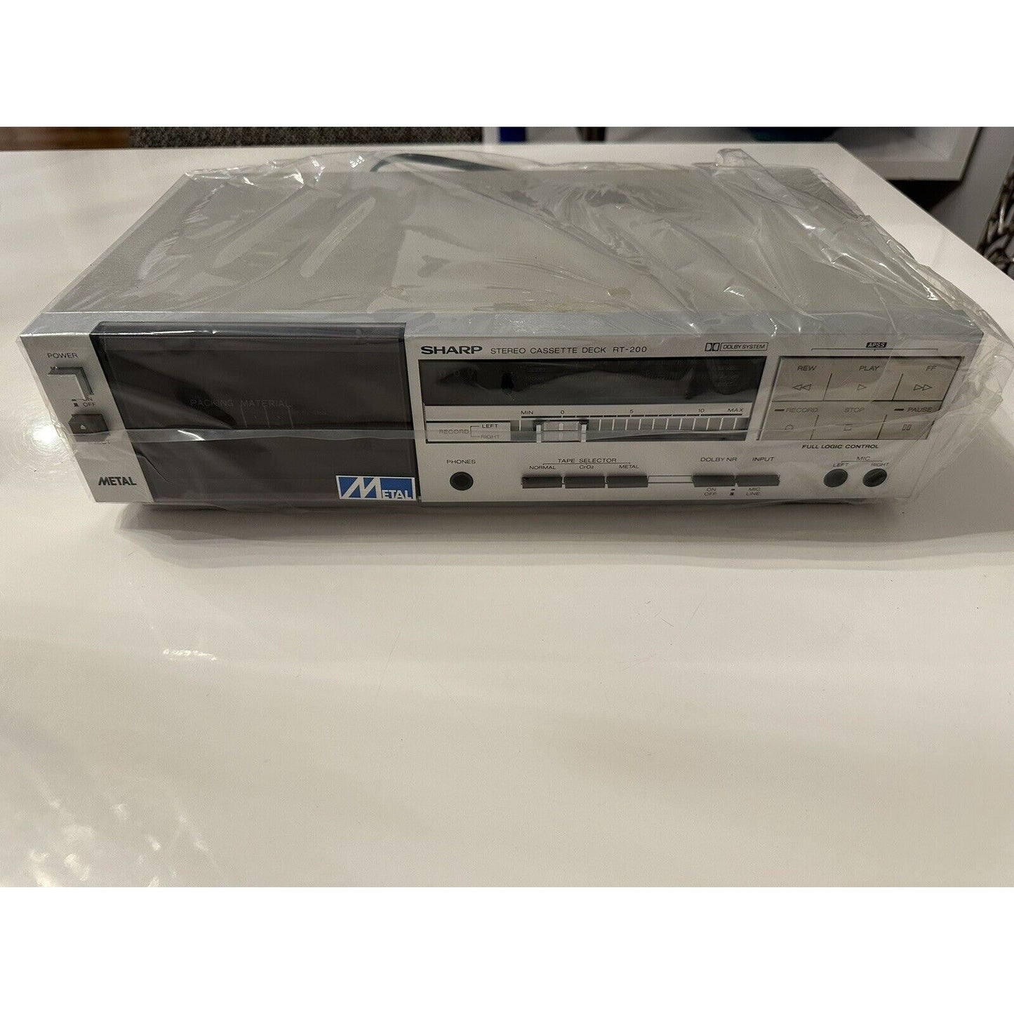 VINTAGE *NEW* 1980's Sharp RT-200 Japan Stereo Cassette Tape Deck