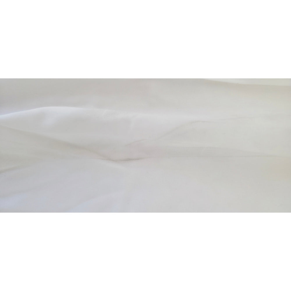 VINTAGE *PRISTINE* 1960's Women's Off-White Slip Skirt with Piping Size S