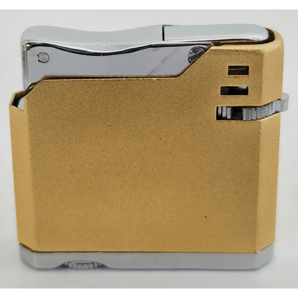 VINTAGE *NEW* 1950's Minuet Gold with Design Butane Lighter Japan