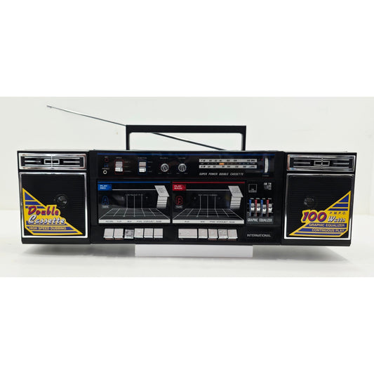 VINTAGE 1980's International MC-138 Cassette Recorder AM/FM Boombox Needs Lovin'
