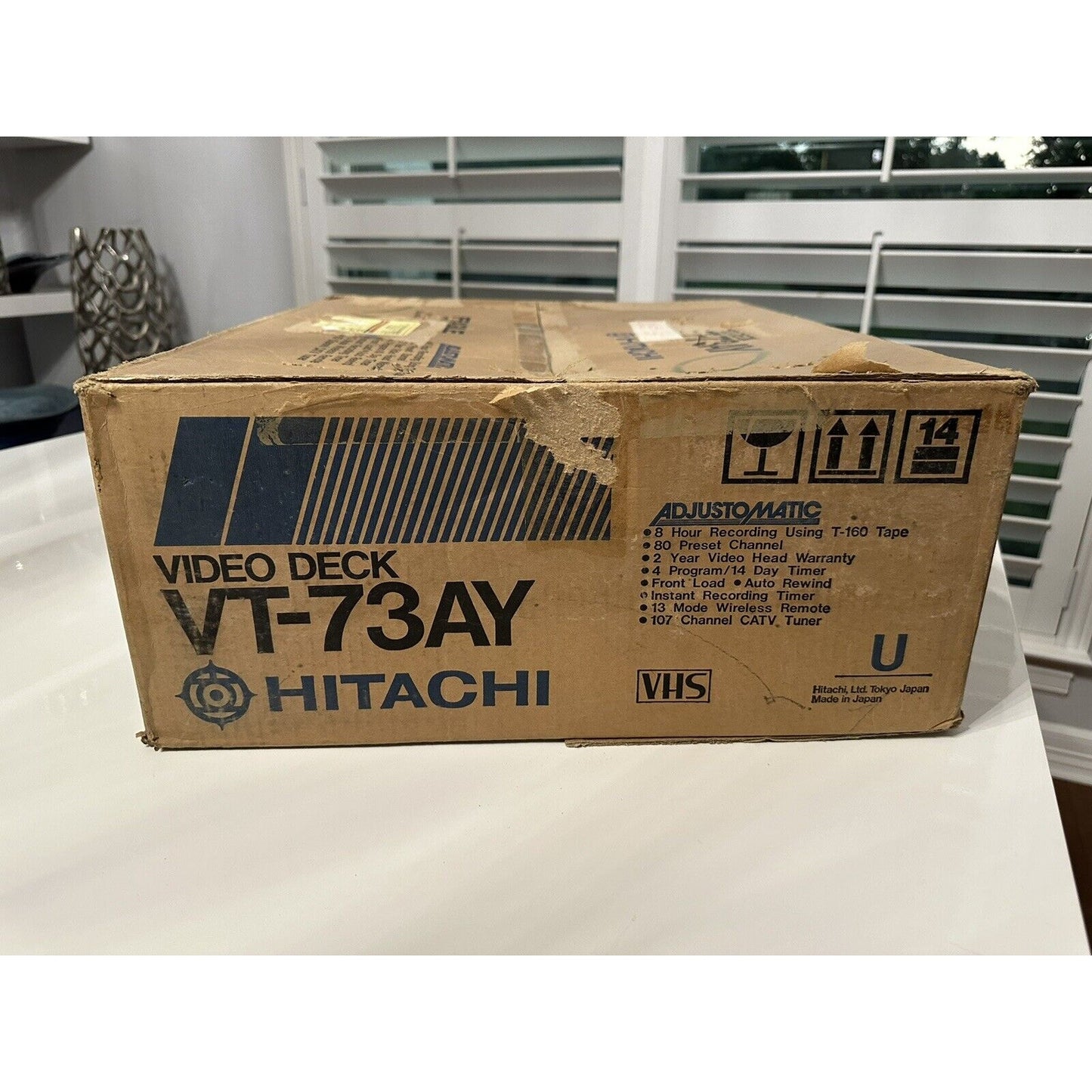 VINTAGE *NEW* 1980's Hitachi VT-73AY Adjustomatic VCR Video Deck