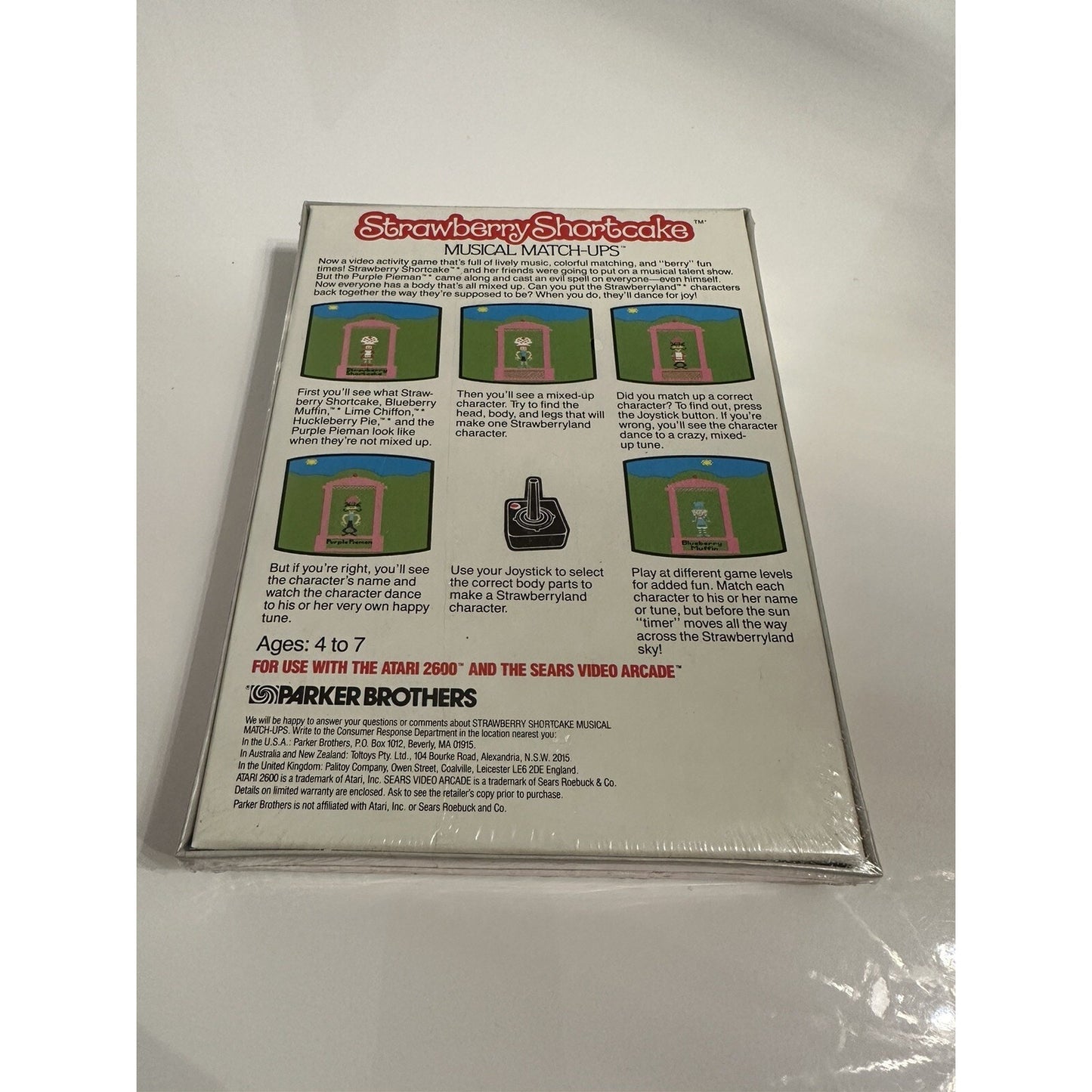 VINTAGE ATARI Strawberry Shortcake - Musical Match Ups SEALED