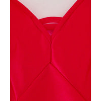 VINTAGE *NEW* 1960's Kayser Women's Red with Scalloped Trim Slip Dress Size 38