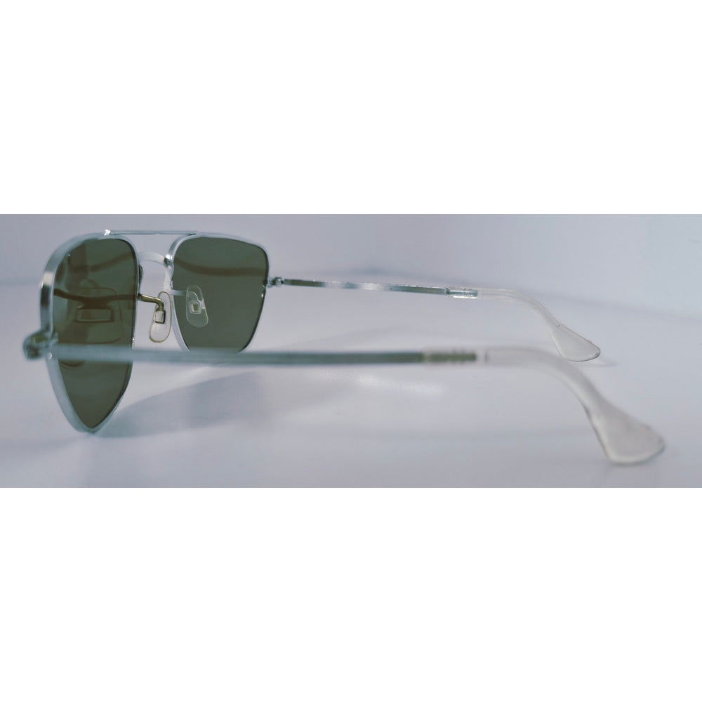VINTAGE *NEW* 1970's Silver Frame w/Tinted Mirror Lens Aviator Sunglasses Japan