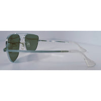 VINTAGE *NEW* 1970's Silver Frame w/Tinted Mirror Lens Aviator Sunglasses Japan