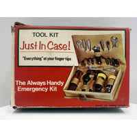 VINTAGE *NEW* 1970's 13-Piece Emergency Tool Kit in Case