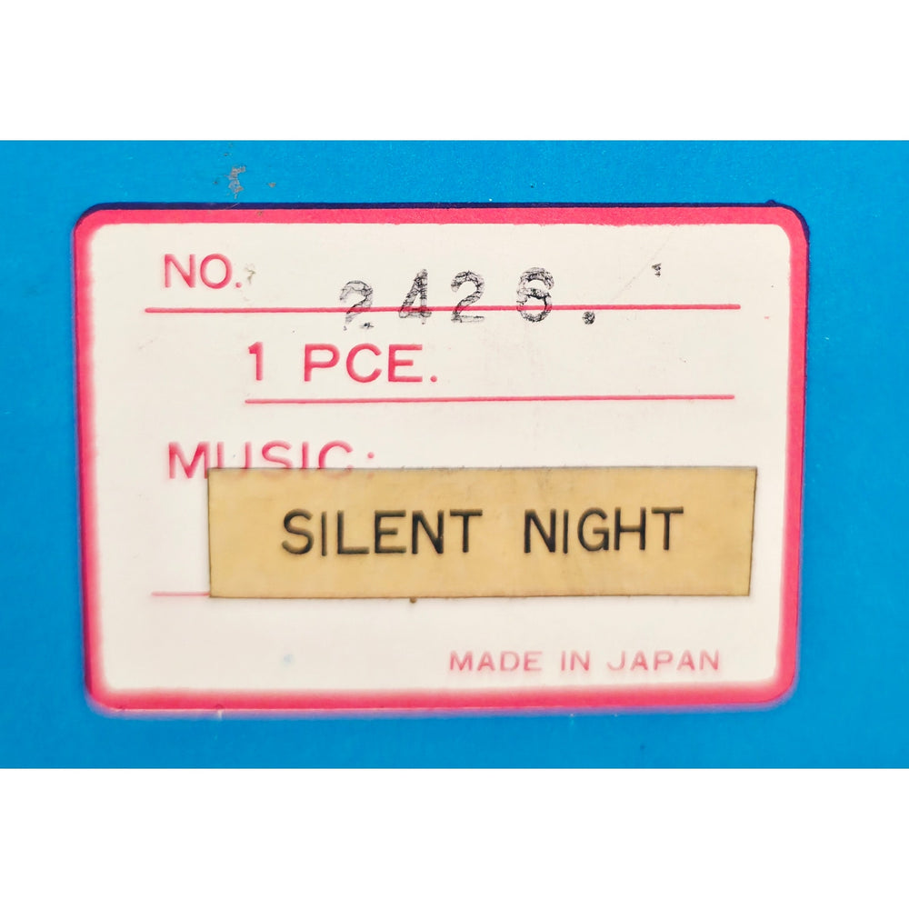VINTAGE *NEW* 1960's Wind-Up Musical Choir Silent Night #2426 Made in Japan RED