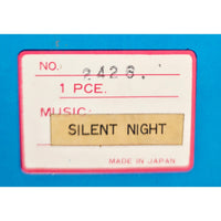 VINTAGE *NEW* 1960's Wind-Up Musical Choir Silent Night #2426 Made in Japan RED