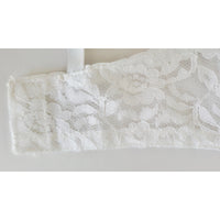 VINTAGE *NEW* 1960's Women's White Lace Push-Up Bra w/Flower Size 36A