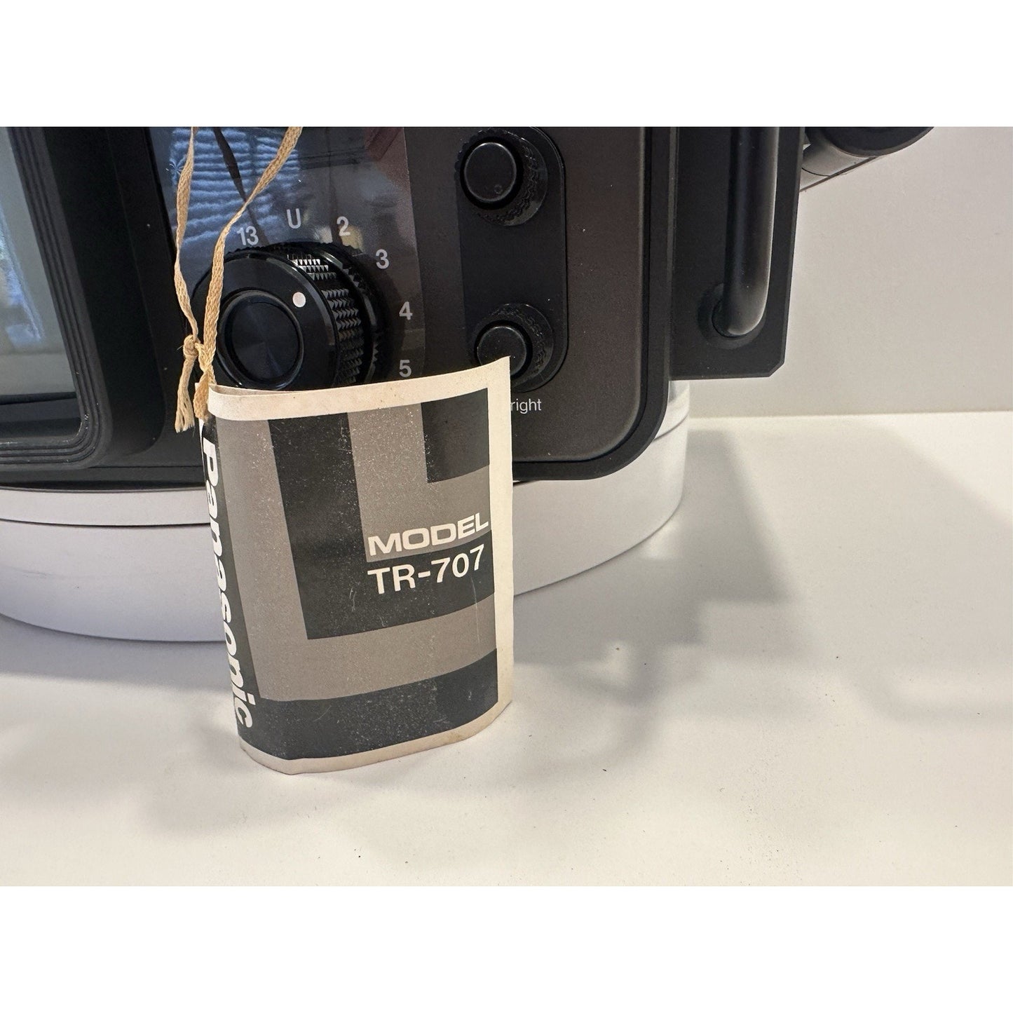 VINTAGE *NEW* 1978 Panasonic TR-707 Portable Solid State VHF/UHF Television