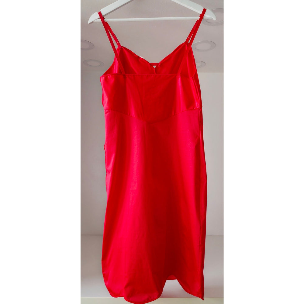 VINTAGE *NEW* 1960's Kayser Women's Red Slip 100% Nylon TRICOT Size 36 Medium