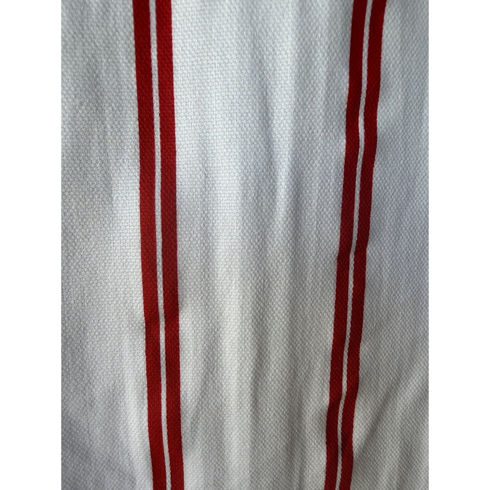VINTAGE *NEW* 1960's Red/White Striped Waist Tie Romper Size 16 (Fits like 8-10)