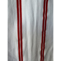 VINTAGE *NEW* 1960's Red/White Striped Waist Tie Romper Size 16 (Fits like 8-10)