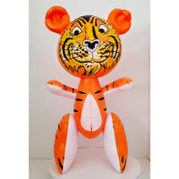 VINTAGE *NEW* 1960’s Inflatable Striped Tiger Toy 22"