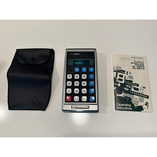 VINTAGE *PRISTINE* COMMODORE Electronic Calculator Model GL-986R