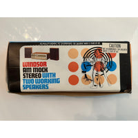 VINTAGE *NEW* Windsor AM MegaMini Stereo with Speakers