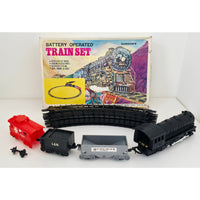 VINTAGE *PRISTINE* 1960s Durham's Battery Operated Toy Train Set Japan