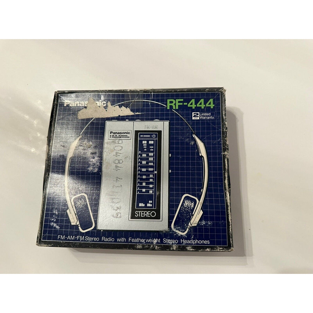 VINTAGE *NEW* 1980's Panasonic RF-444 Portable AM FM Radio Walkman
