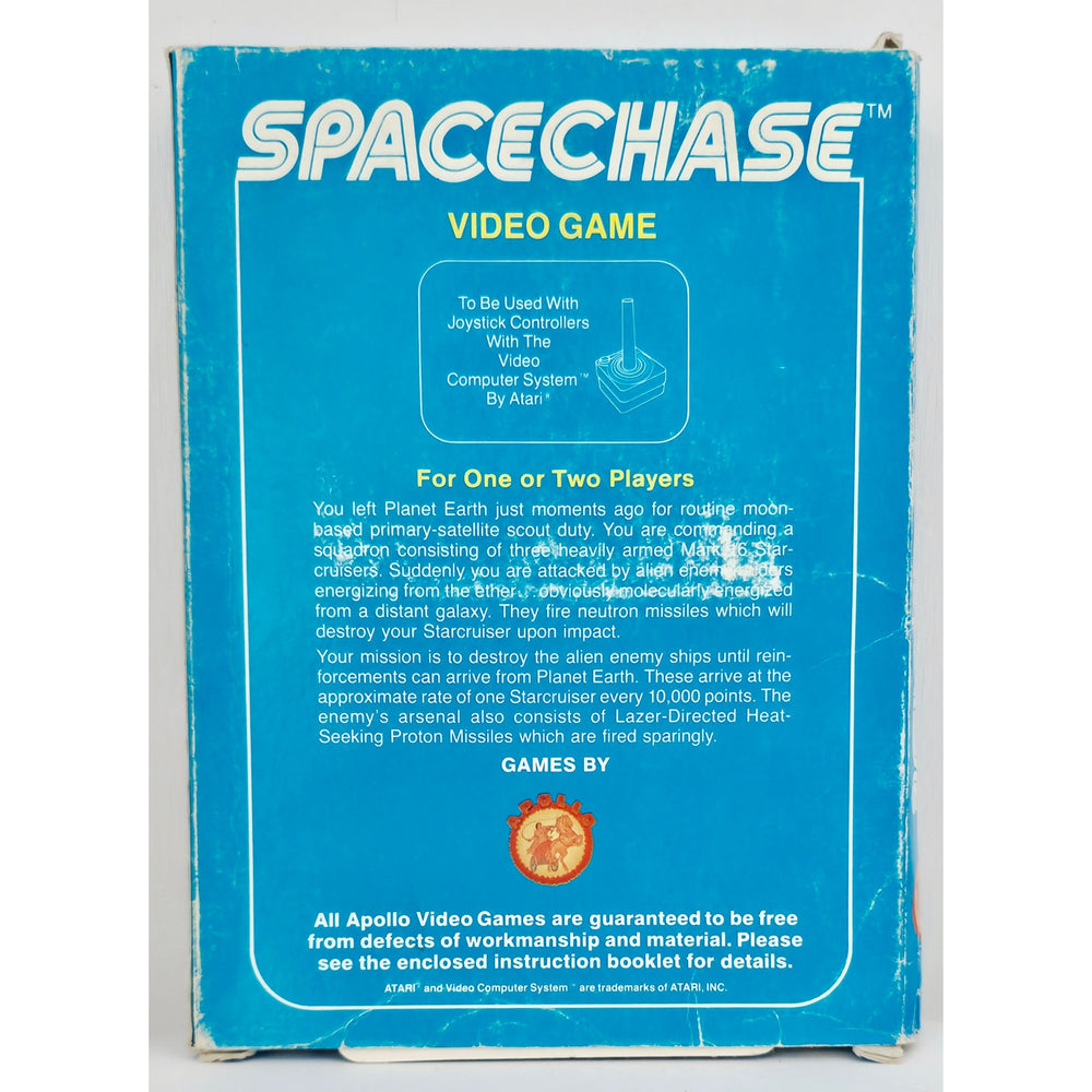 Atari 1982 SPACE CHASE Video Game NOS Open Box with Wear Unsold Dealer Stock