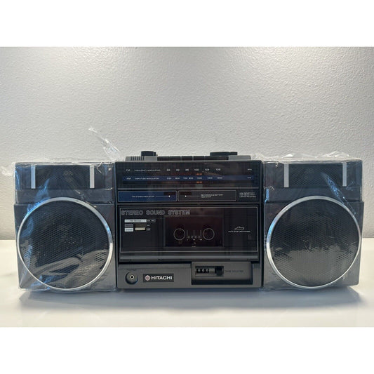 VINTAGE *NEW* Hitachi TRK-930H Speakers Cassette am/fm Stereo