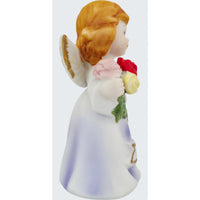 VINTAGE *NEW* 1950's August Birthday Angel Figurine Porcelain Made Taiwan