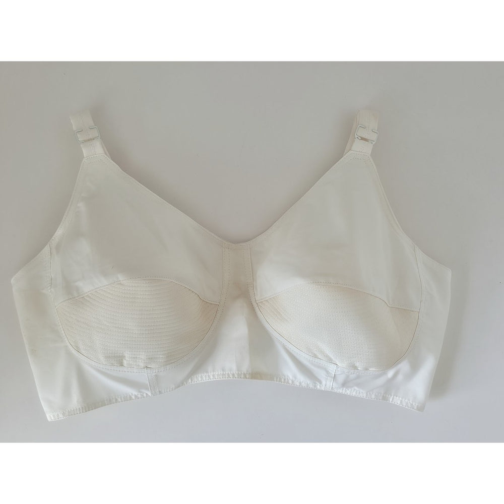 VINTAGE *PRISTINE* 1960's Miss Peachtree Women's White Cotton Bra Size 40C