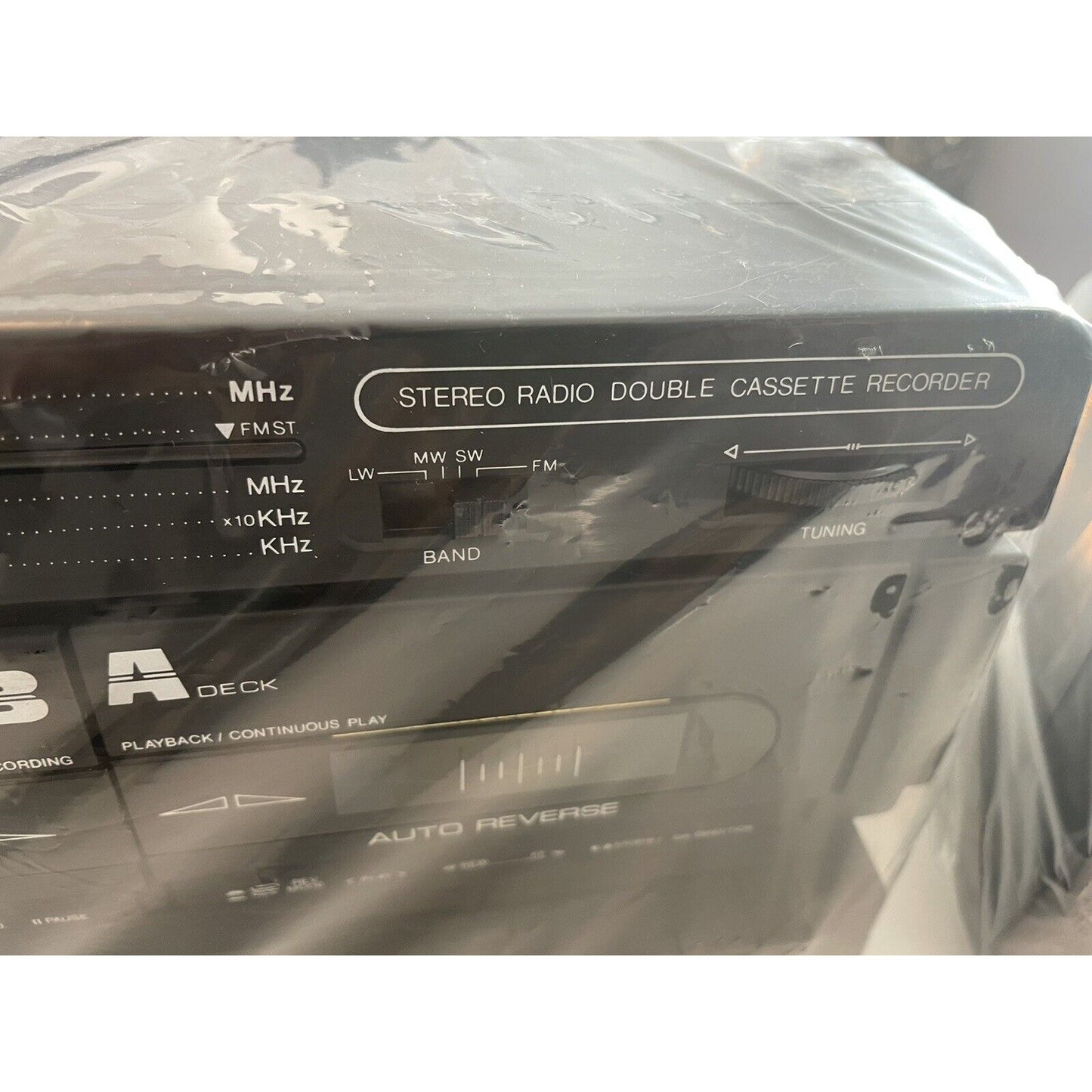 VINTAGE *NEW* 1980's General Sound # GS-2626 4-Band Dual Cassette Boombox