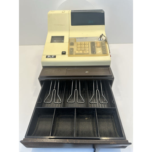 VINTAGE 1980 B&E #R-200 Electronic Cash Register Japan-Needs lovin’