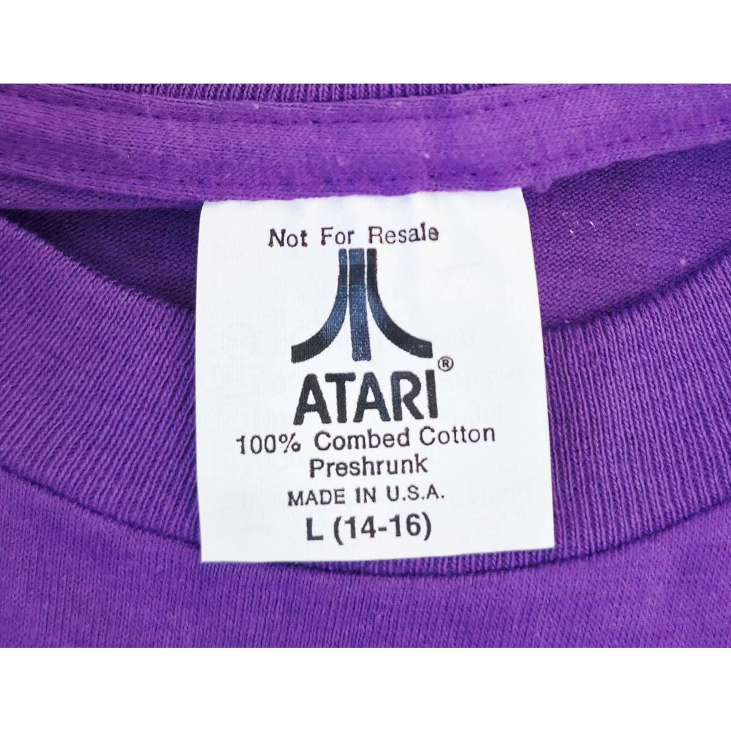 Vintage NEW 1980's Atari 'Yars Revenge' Dealer Promo T-Shirt Kids L (14-16)
