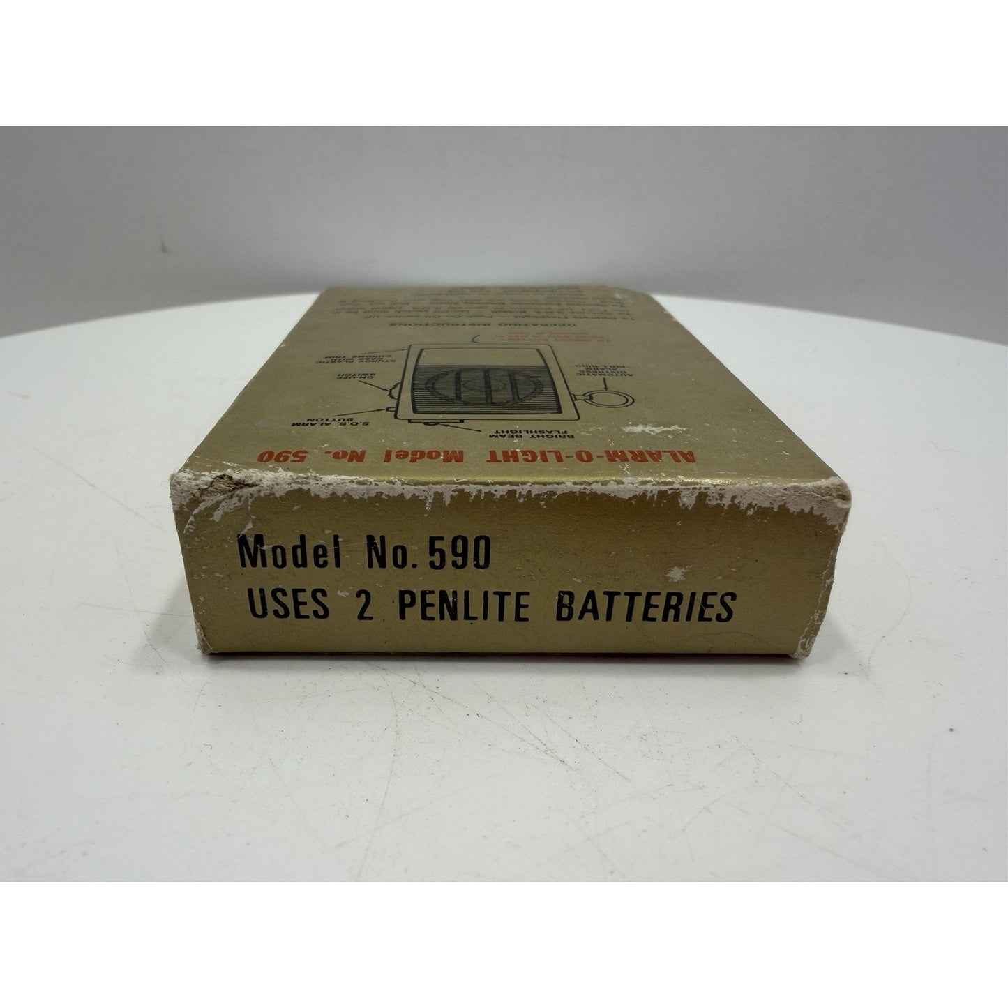 VINTAGE *NEW* 1960's Ash Alarm-O-Light Flash w/Alarm