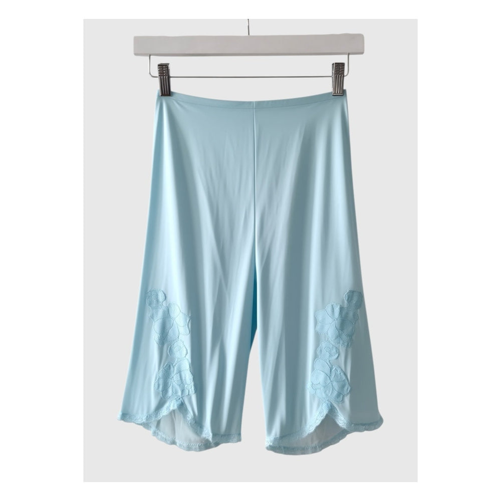 VINTAGE *NEW* 1960's Kayser Women's Light Blue w/Lace Bloomers Panties Size S