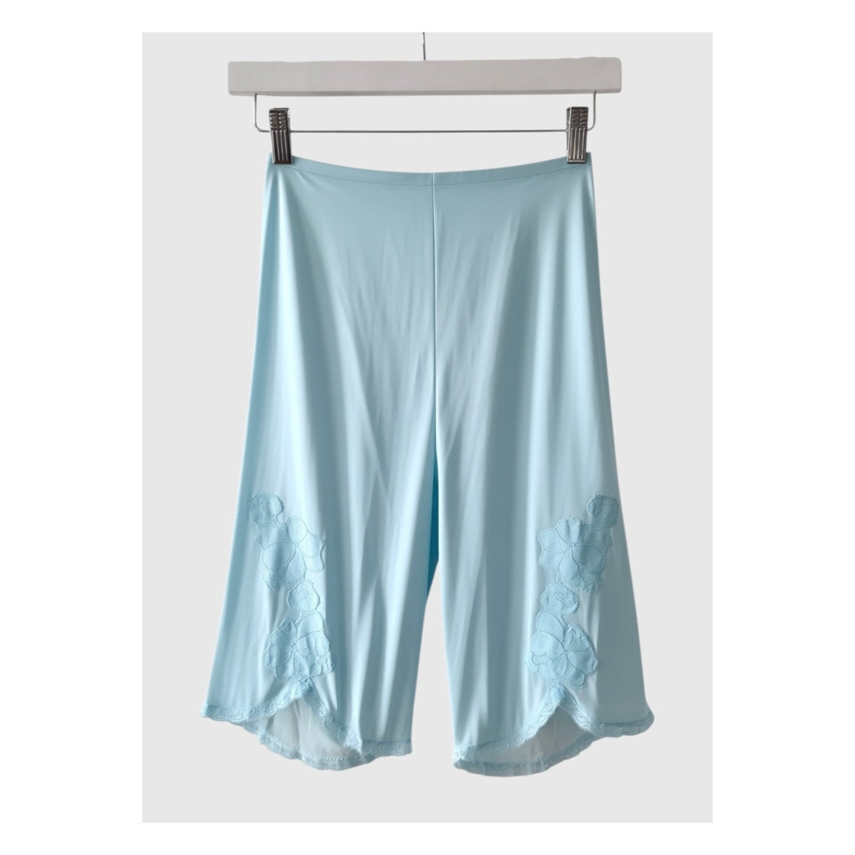 VINTAGE *NEW* 1960's Kayser Women's Light Blue w/Lace Bloomers Panties Size S