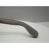 VINTAGE *NEW* 1960's Glam Unisex Sunglasses Gray Rnd Frame/Green Lens ITALY