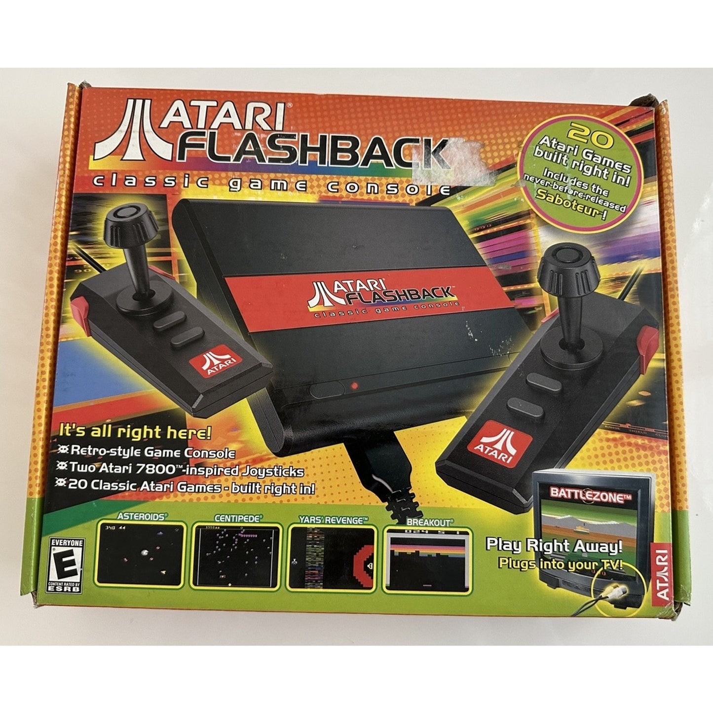 VINTAGE *NEW* 1980's Atari Flashback Classic 20 Game Console Launch Edition