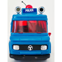 VINTAGE *NEW* 1960's Police Emergency Truck Mercedes Van w/Real Siren Sound 40