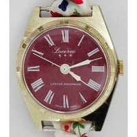 "Frozen In Time" 1960's Vintage Watch Face w/ Silk/Satin Tie Bracelet