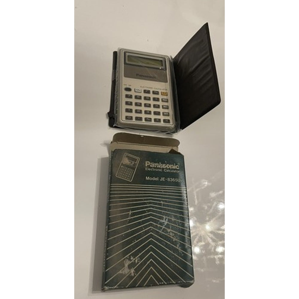 VINTAGE *NEW* 1980's Panasonic Electronic Calculator Model JE-8365U Japan