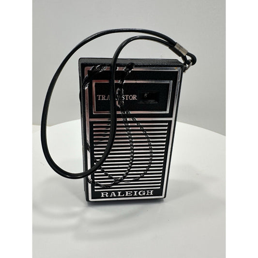 VINTAGE *NEW* 1960's MELTED Raleigh 10 Model#1008 Transistor Radio/High Sensitivity