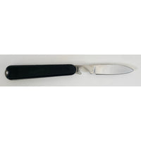 VINTAGE *PRISTINE* 1960's Black Stainless Steel Folding Pocket Knife