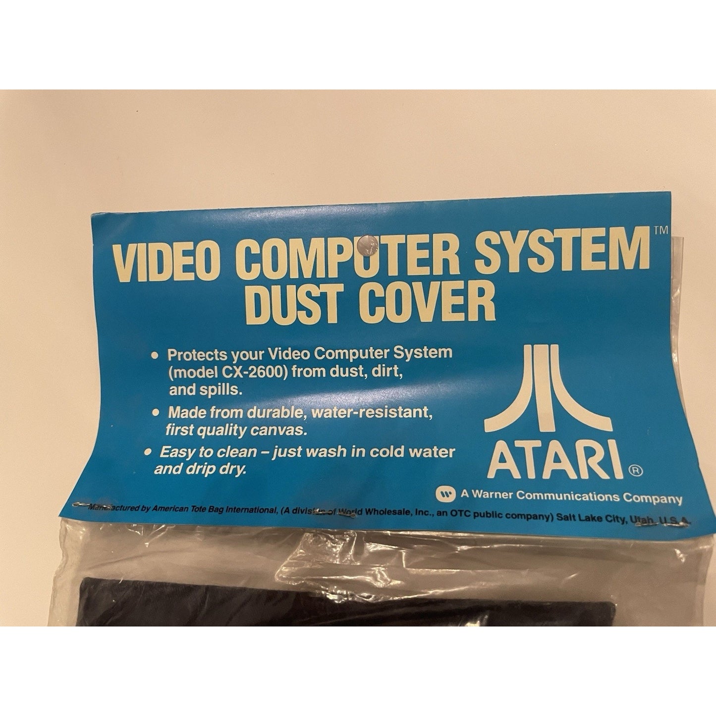 VINTAGE *NEW* 1980's Atari Video Computer System Dust Cover