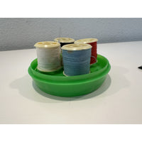 VINTAGE *NEW* Travel/Mini Ball Mirror Sewing Kit 4 X Thread Rolls + Supplies
