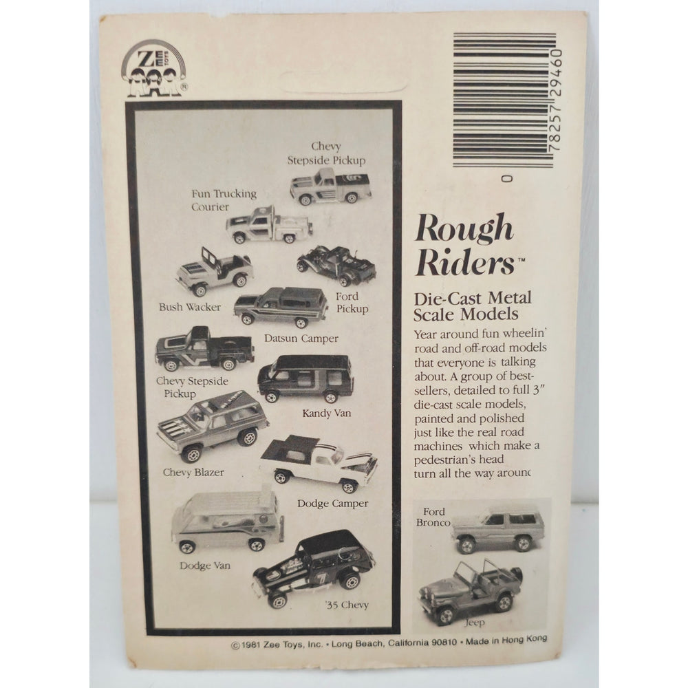 VINTAGE *NEW* 1981 Rough Riders Red '35 Chevy Metal Scale Die Cast Toy Car