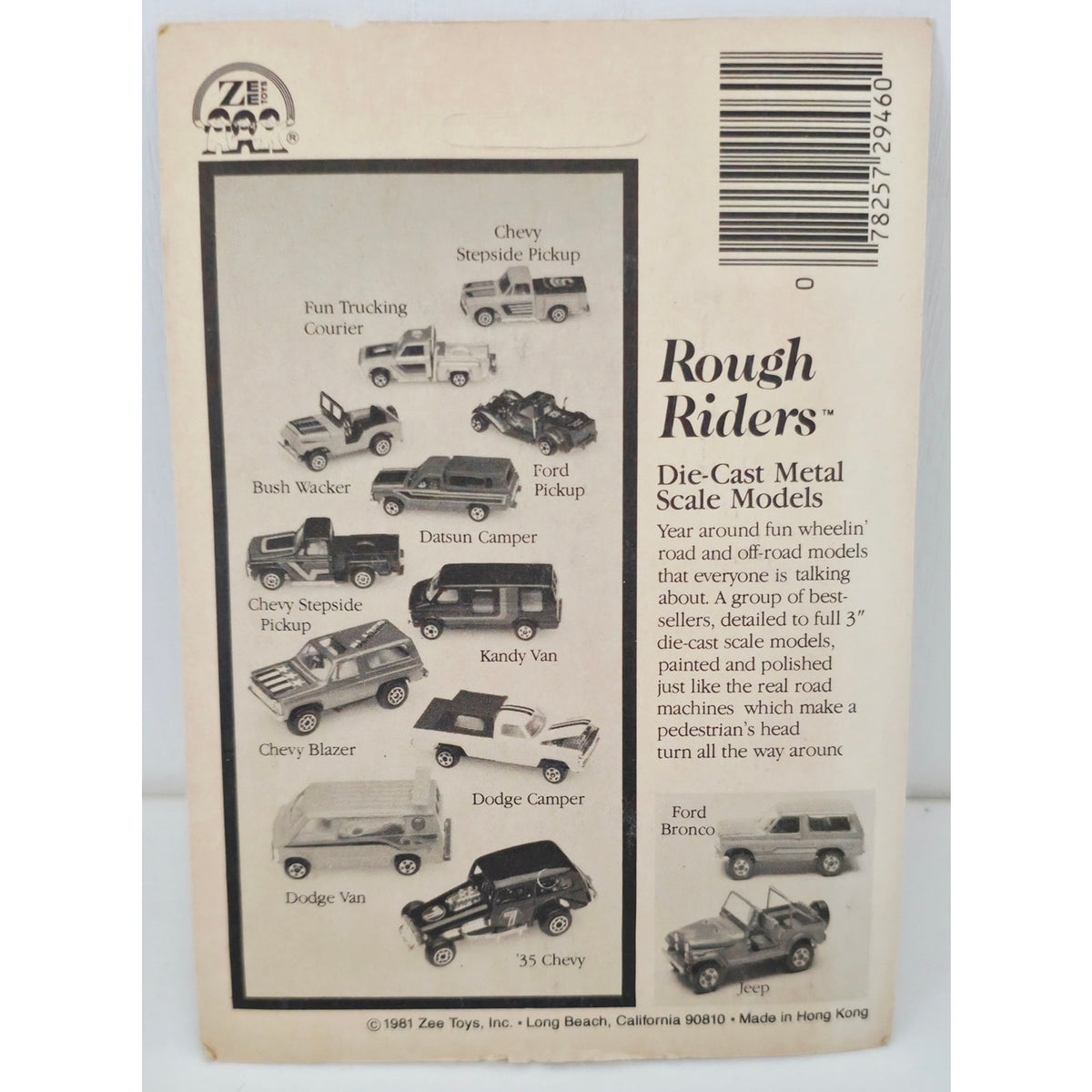 VINTAGE *NEW* 1981 Rough Riders Red '35 Chevy Metal Scale Die Cast Toy Car