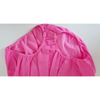 VINTAGE *NEW* 1970's Movie Star Women's Hot Pink Bodysuit Size M 14/16