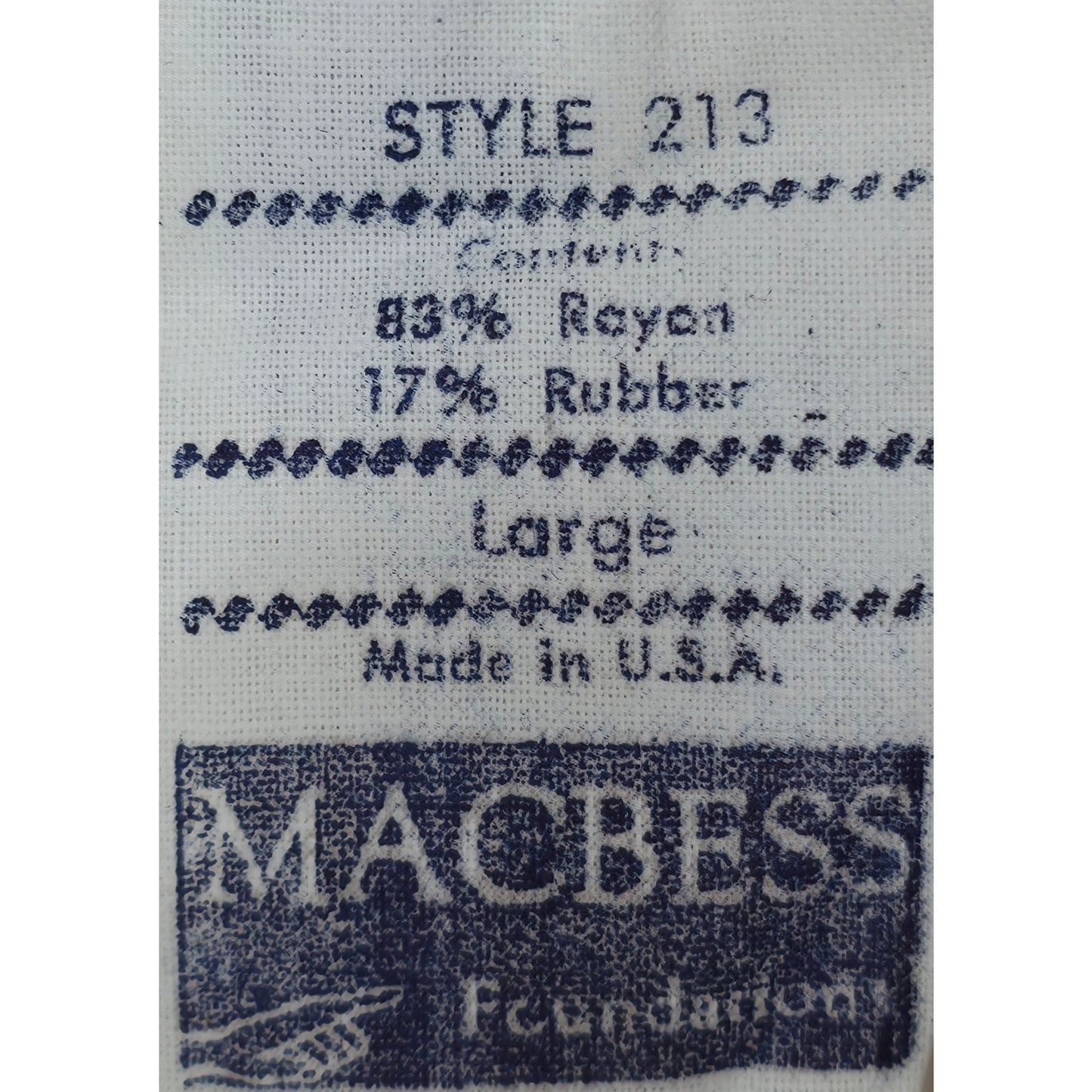 VINTAGE *NEW* 1960's Macbess Women's Cream Shapewear with Garters Size L USA