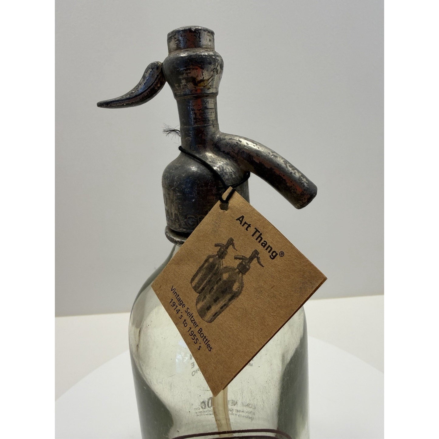 VINTAGE *PRISTINE* Art Thang Soda 'La Africana Decanter Argentina